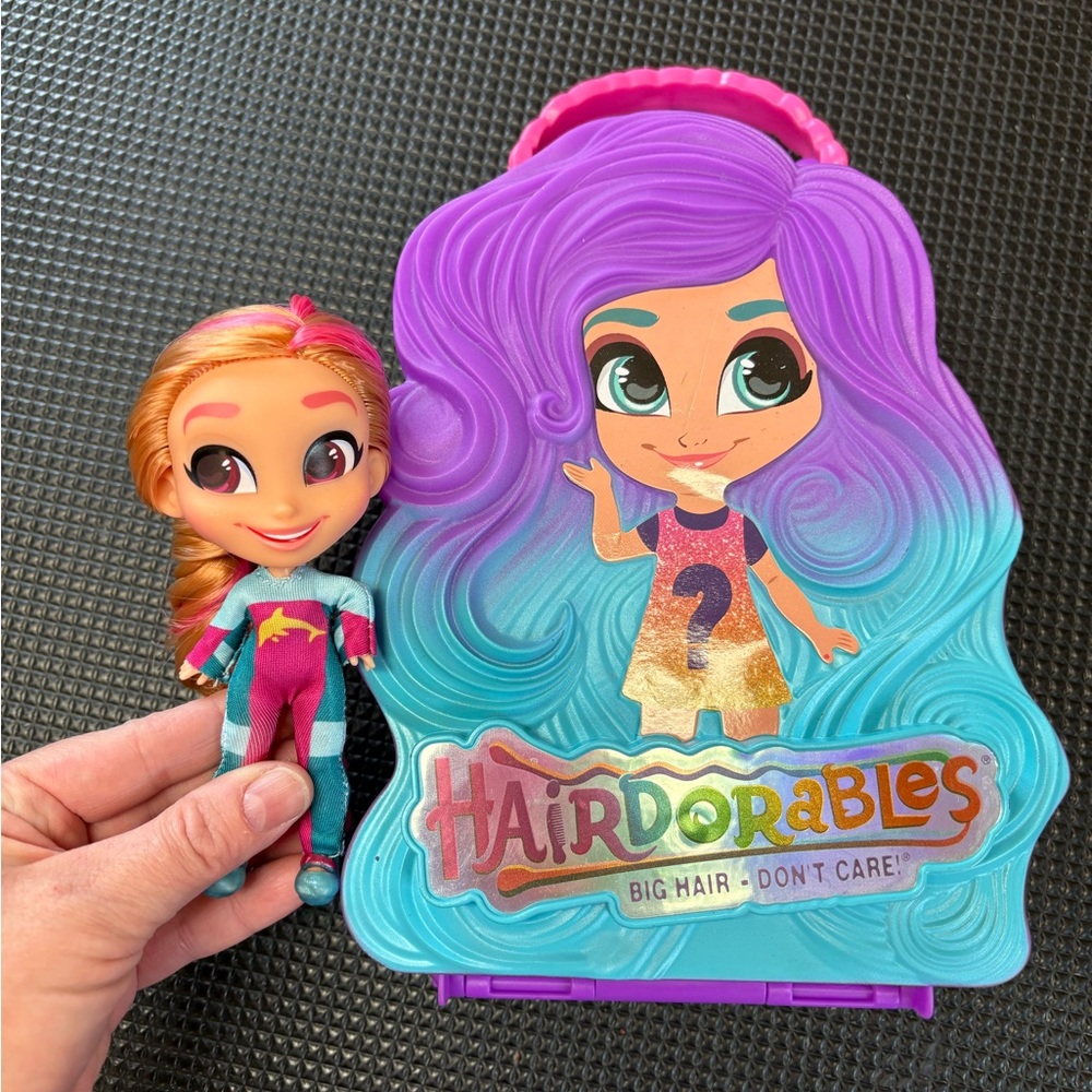 Purple and Blue Dolls with Accessories